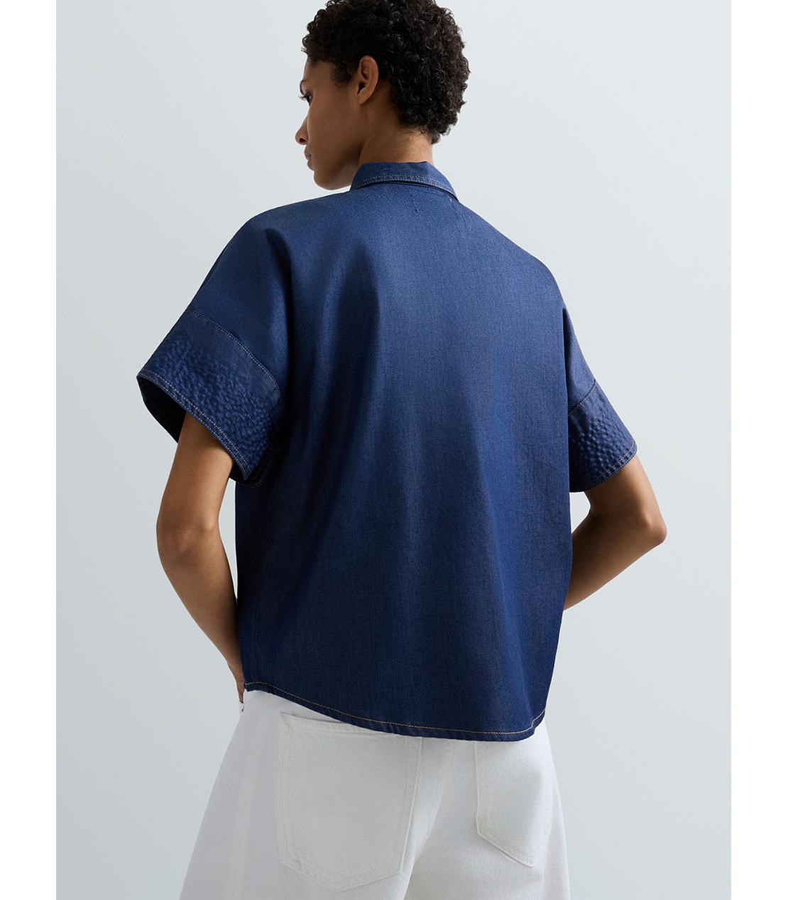 ブルーデニムシャツ 詳細画像 ダークブルー 7